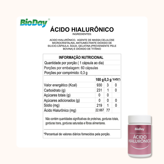 Kit Ácido Hialurônico - 2 Unidades - 120 Cápsulas