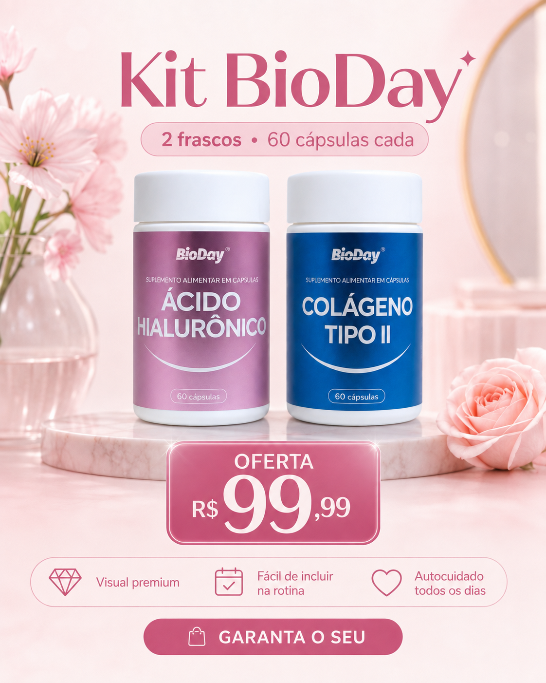 Colágeno Tipo II + Ácido Hialurônico
