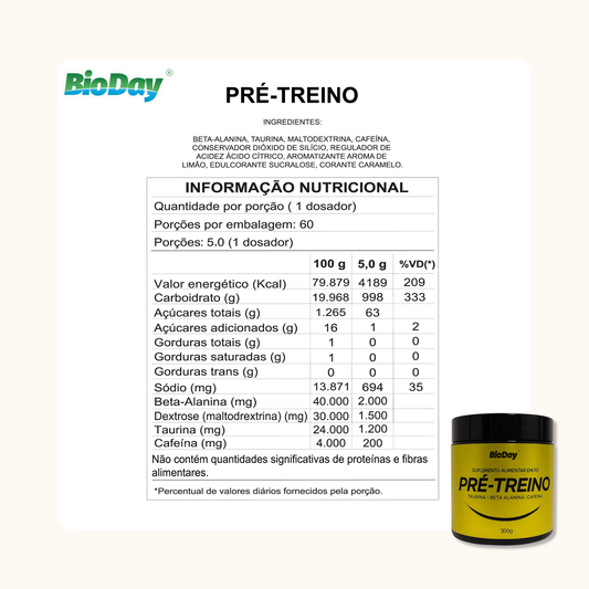 Pré-treino Pote 300g