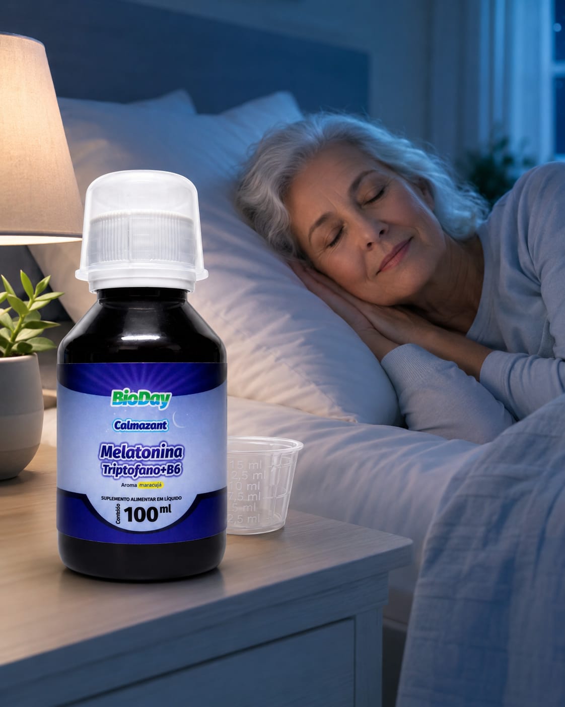 Calmazant BioDay – Melatonina + Triptofano + B6 | 2 unidades de 100 ml