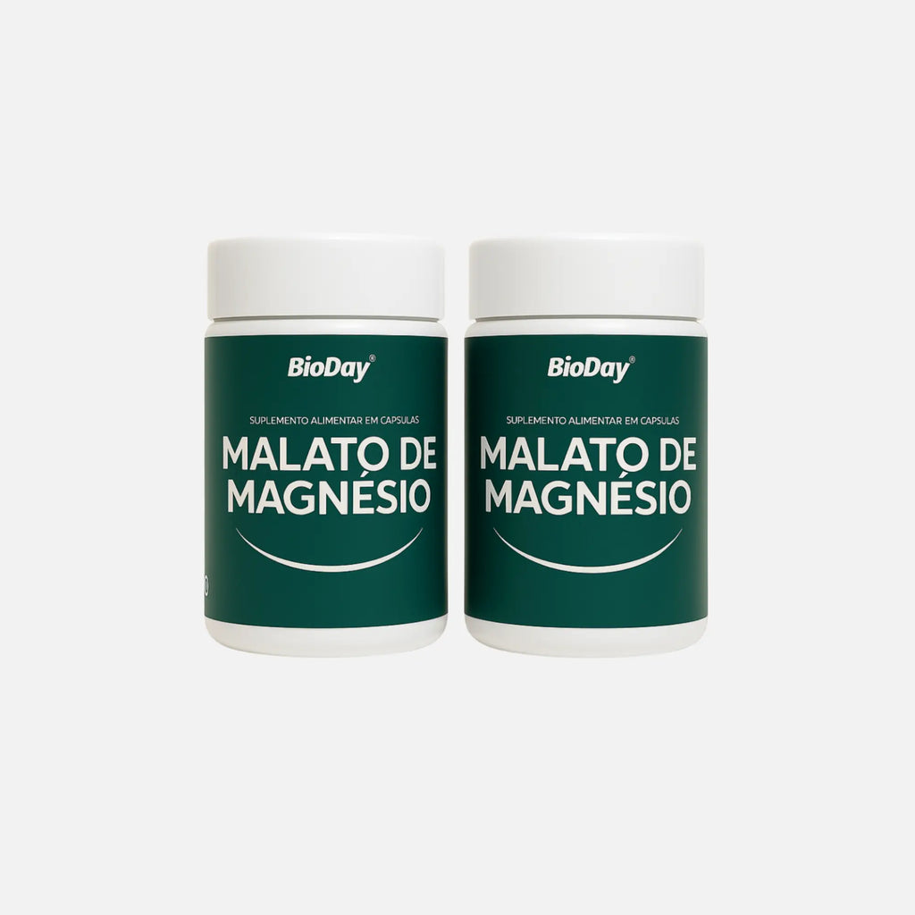 Kit Malato De Magnésio - 2 Unidades - 120 Cápsulas
