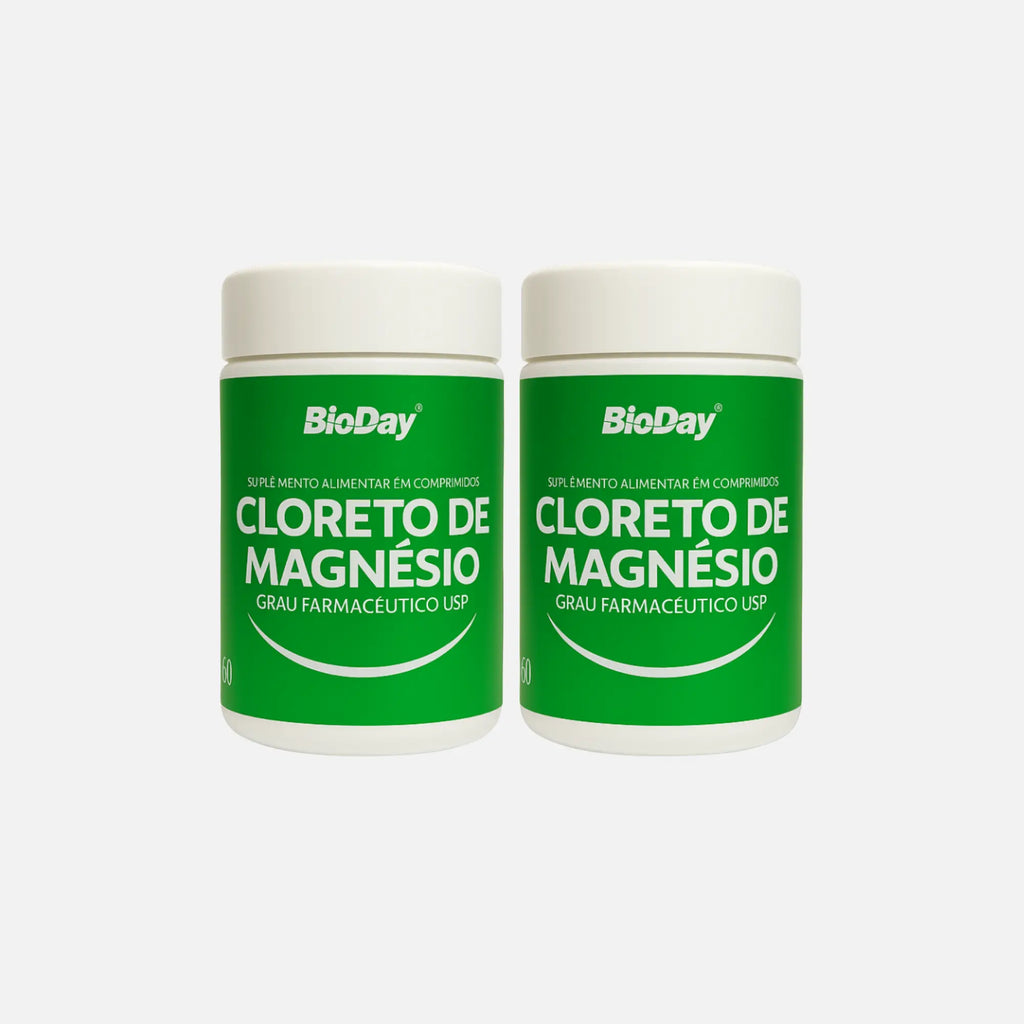 Kit Cloreto de Magnésio Cápsulas Veganas - 2 Unidades - 120 Cápsulas