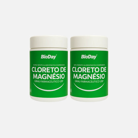 Kit Cloreto de Magnésio Cápsulas Veganas - 2 Unidades - 120 Cápsulas