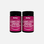 Kit Biotina Cabelos E Unhas - 2 Unidades - 120 Comprimidos
