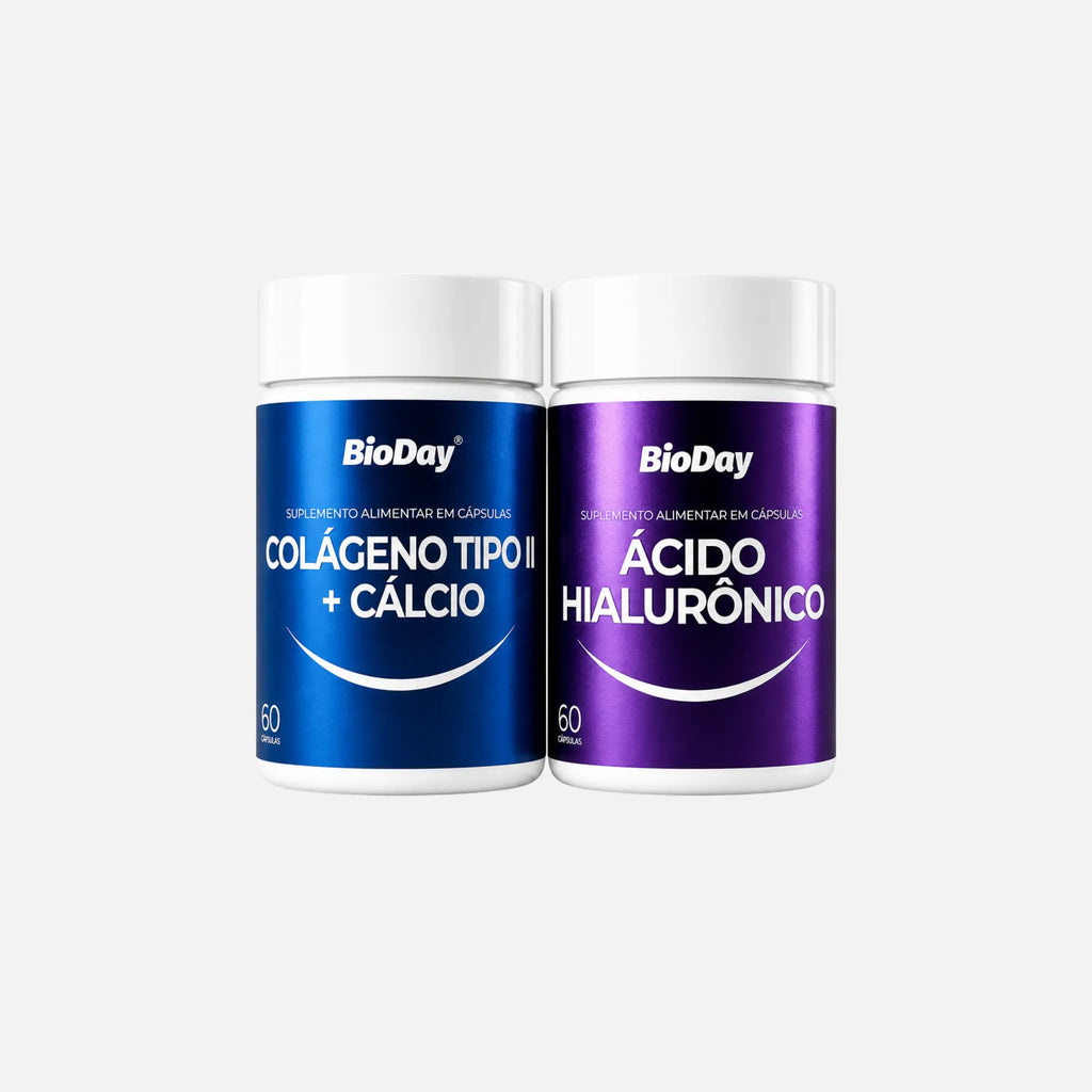 Colágeno Tipo II + Cálcio + Ácido Hialurônico
