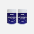 Kit Trans-resveratrol + Cálcio - 2 Unidades - 120 Comprimidos