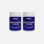 Kit Trans-resveratrol + Cálcio - 2 Unidades - 120 Comprimidos