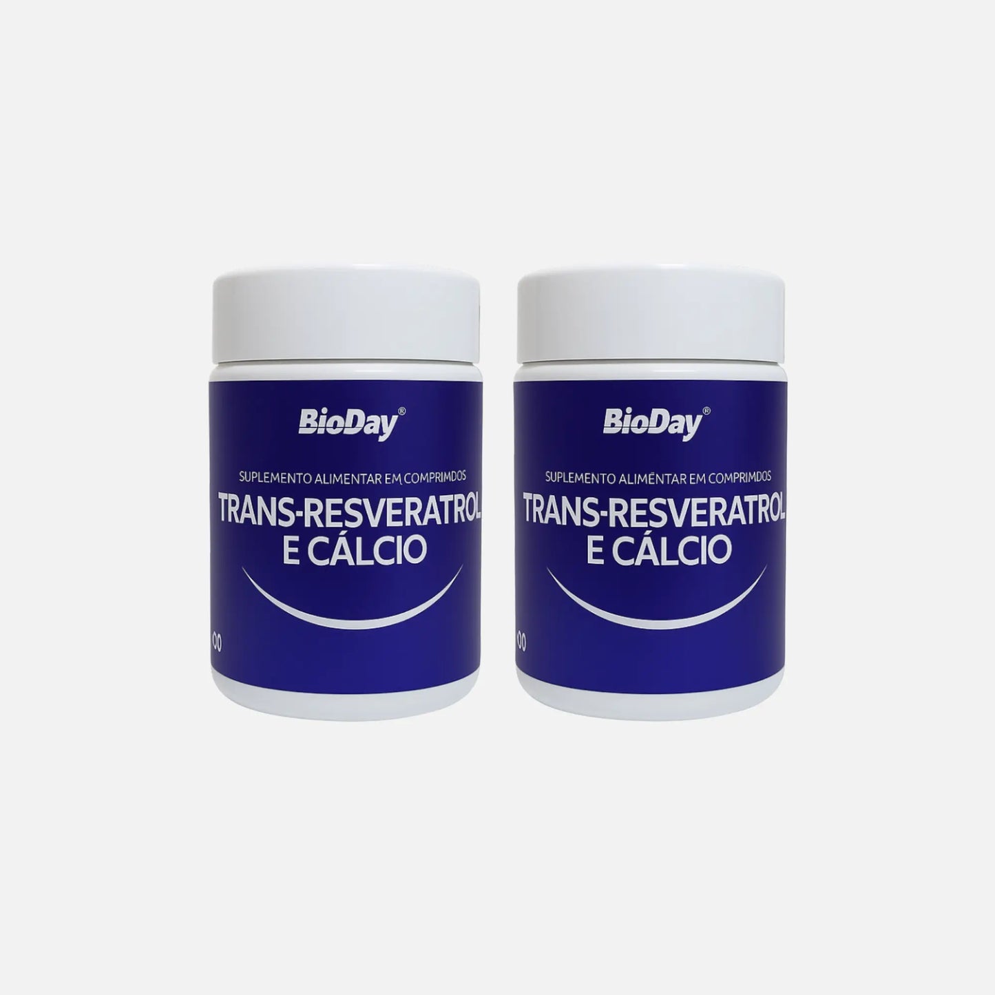 Kit Trans-resveratrol + Cálcio - 2 Unidades - 120 Comprimidos