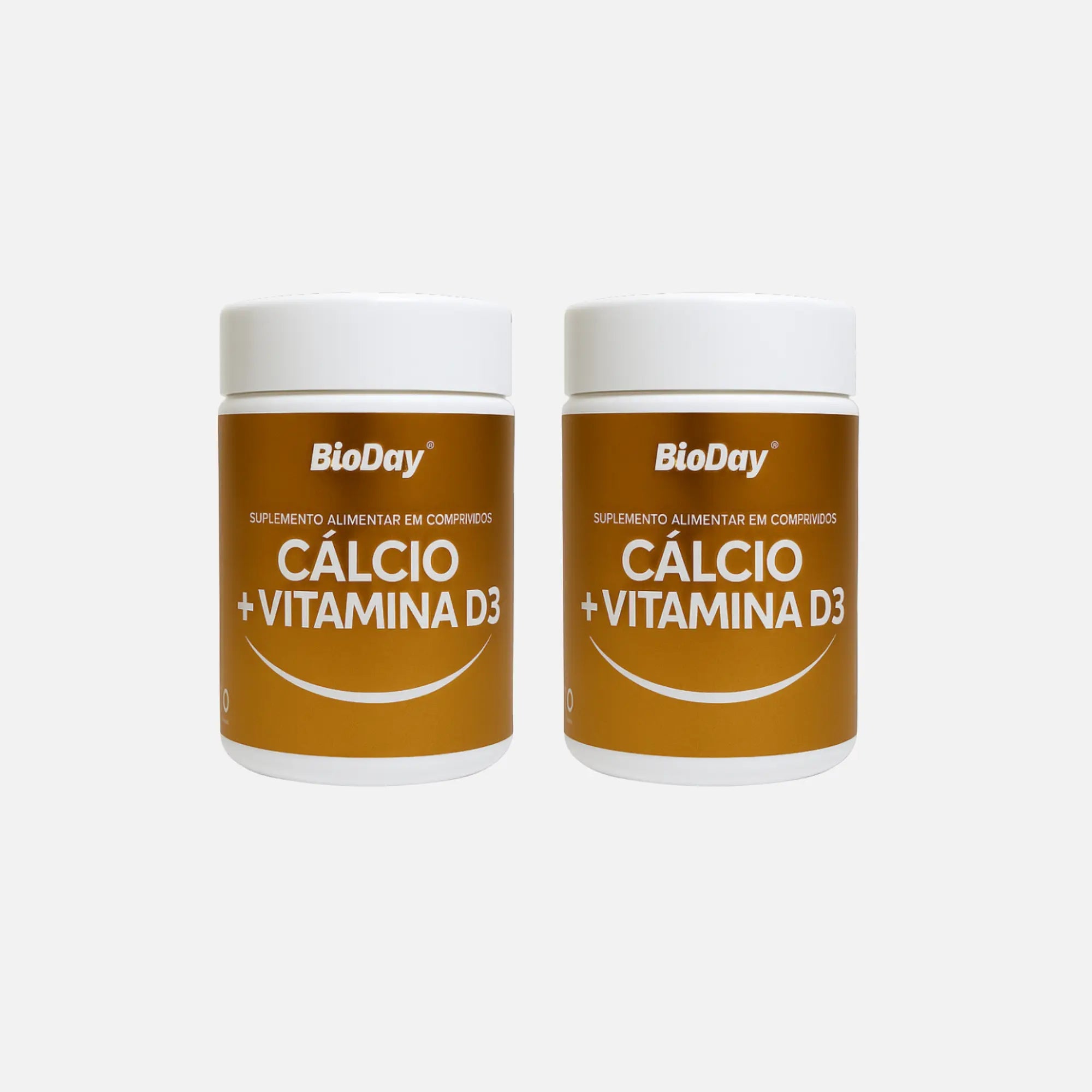 Kit Cálcio + Vitamina D3 - 2 Unidades - 120 Comprimidos