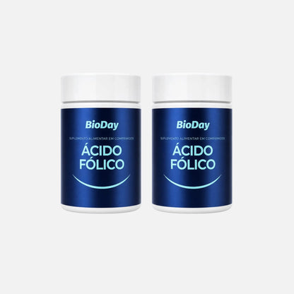 Kit Ácido Fólico -  2 Unidades - 120 Cápsulas