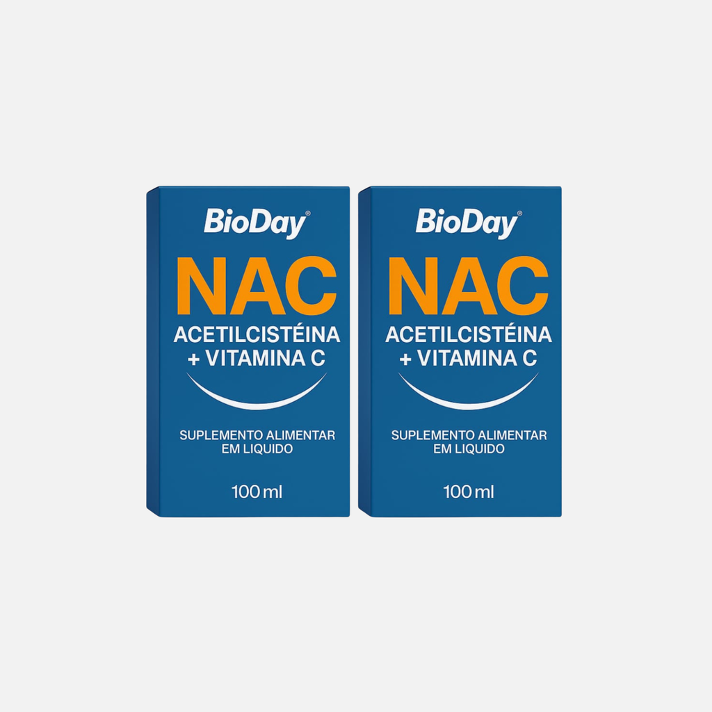 Kit Nac (acetilcisteina) - 2 Unidades - 120 Cápsulas