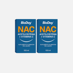 Kit Nac (acetilcisteina) - 2 Unidades - 120 Cápsulas