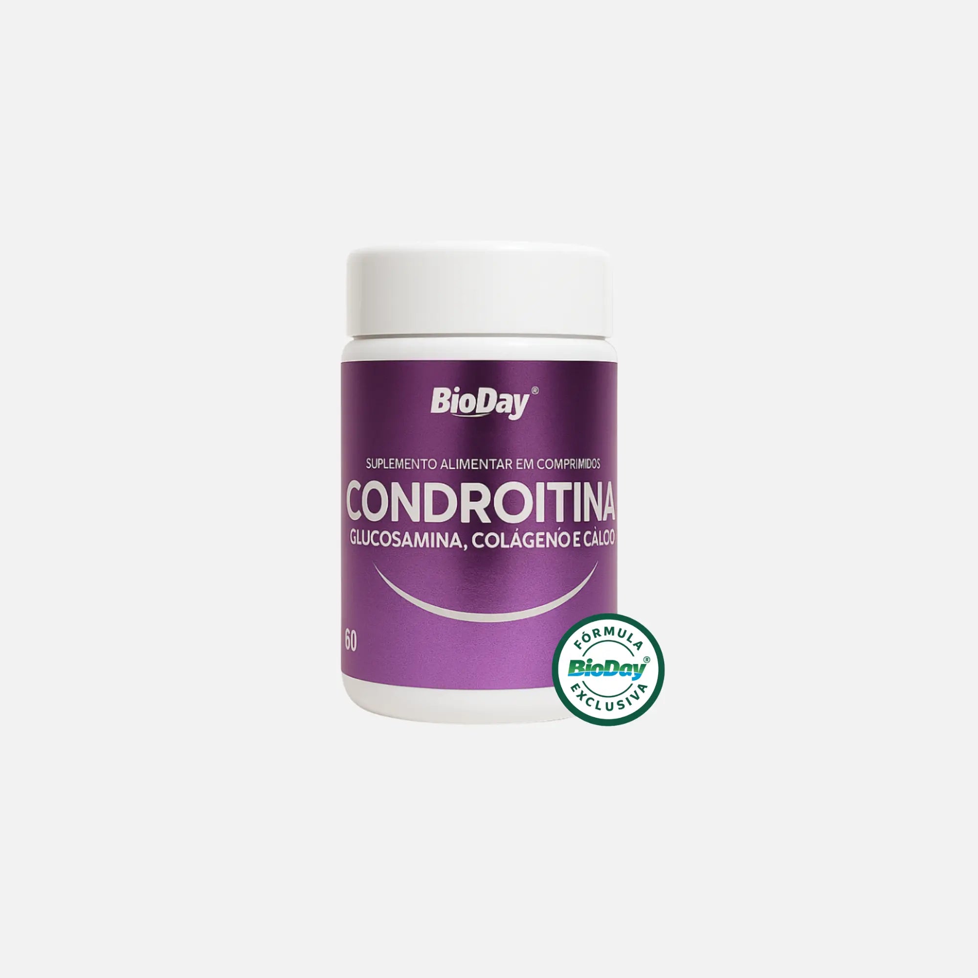 Condroitina + Glucosamina + Colágeno + Cálcio - 60 Comprimidos