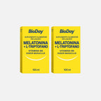 Kit Melatonina + L-triptofano + Vitamina B6 Gotas - 2 Unidades - 200ml