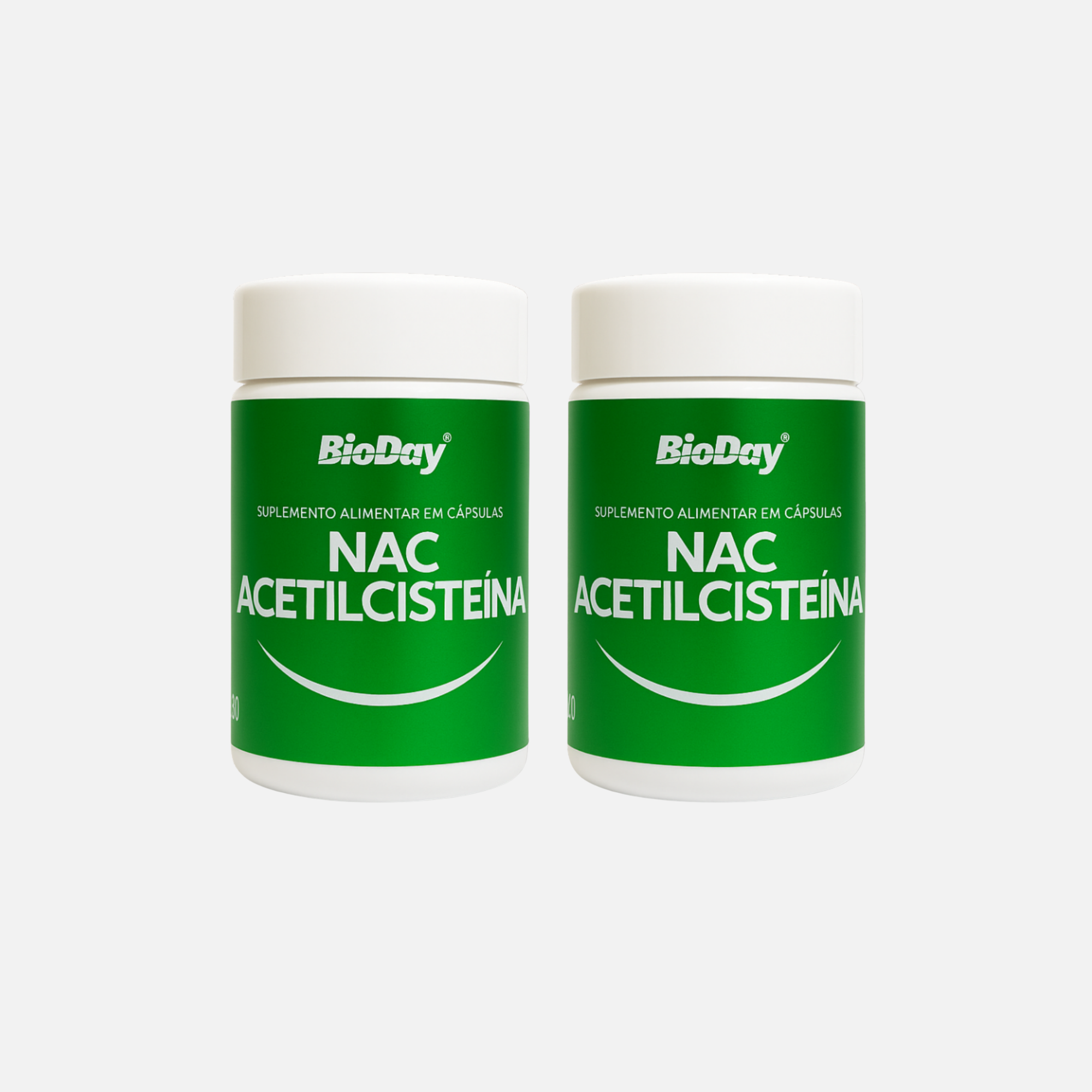 Kit Nac (acetilcisteina) - 2 Unidades - 120 Cápsulas