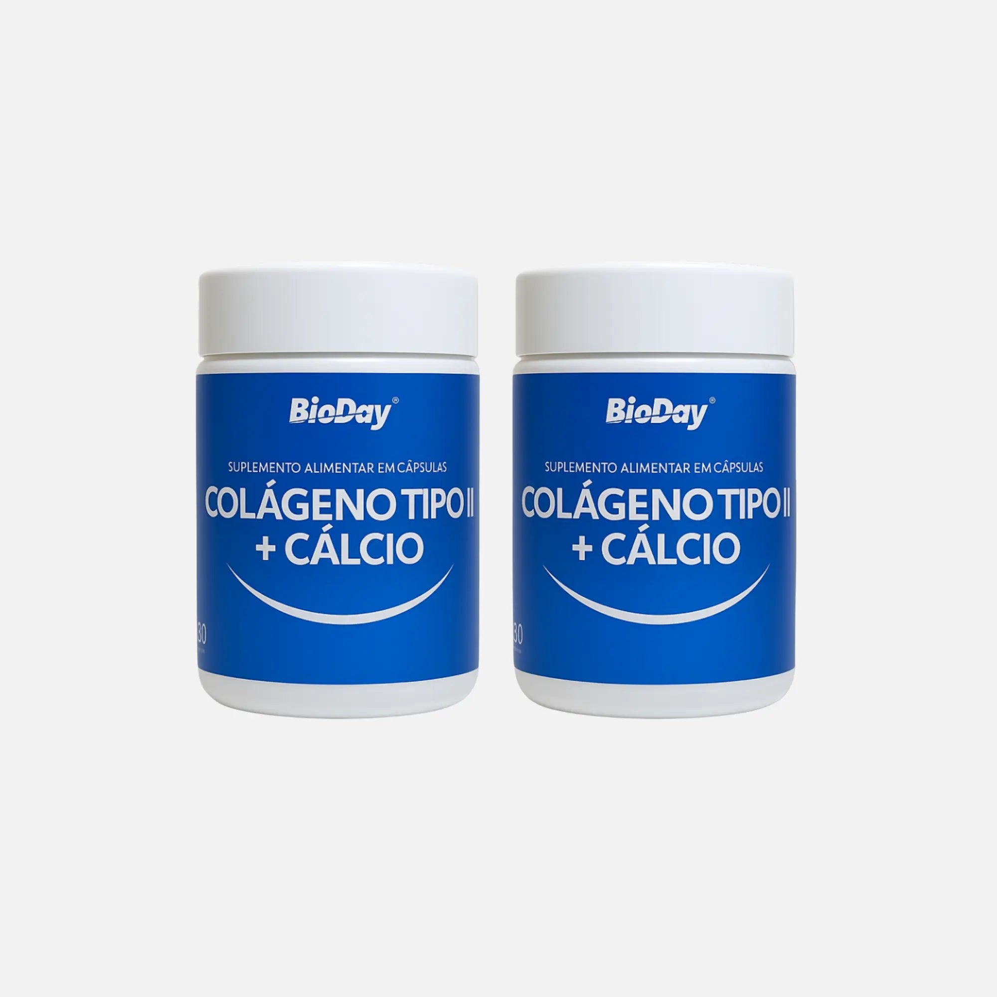 Kit Colágeno Tipo 2 + Cálcio - 2 Unidades - 120 Cápsulas