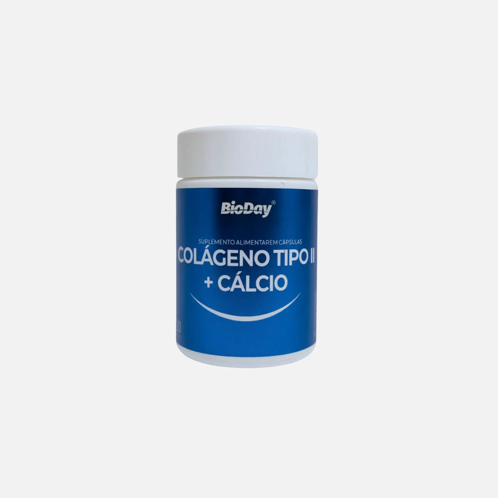 Colágeno Tipo 2 + Cálcio -  60 Cápsulas