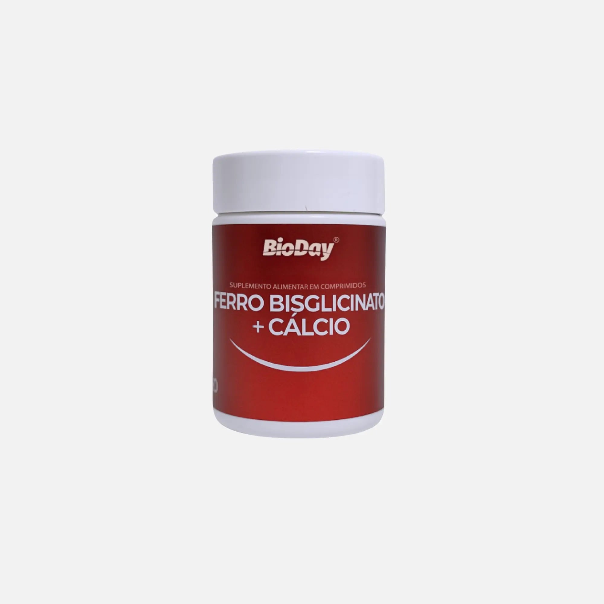 Ferro Bisglicinato + Cálcio - 60 Comprimidos