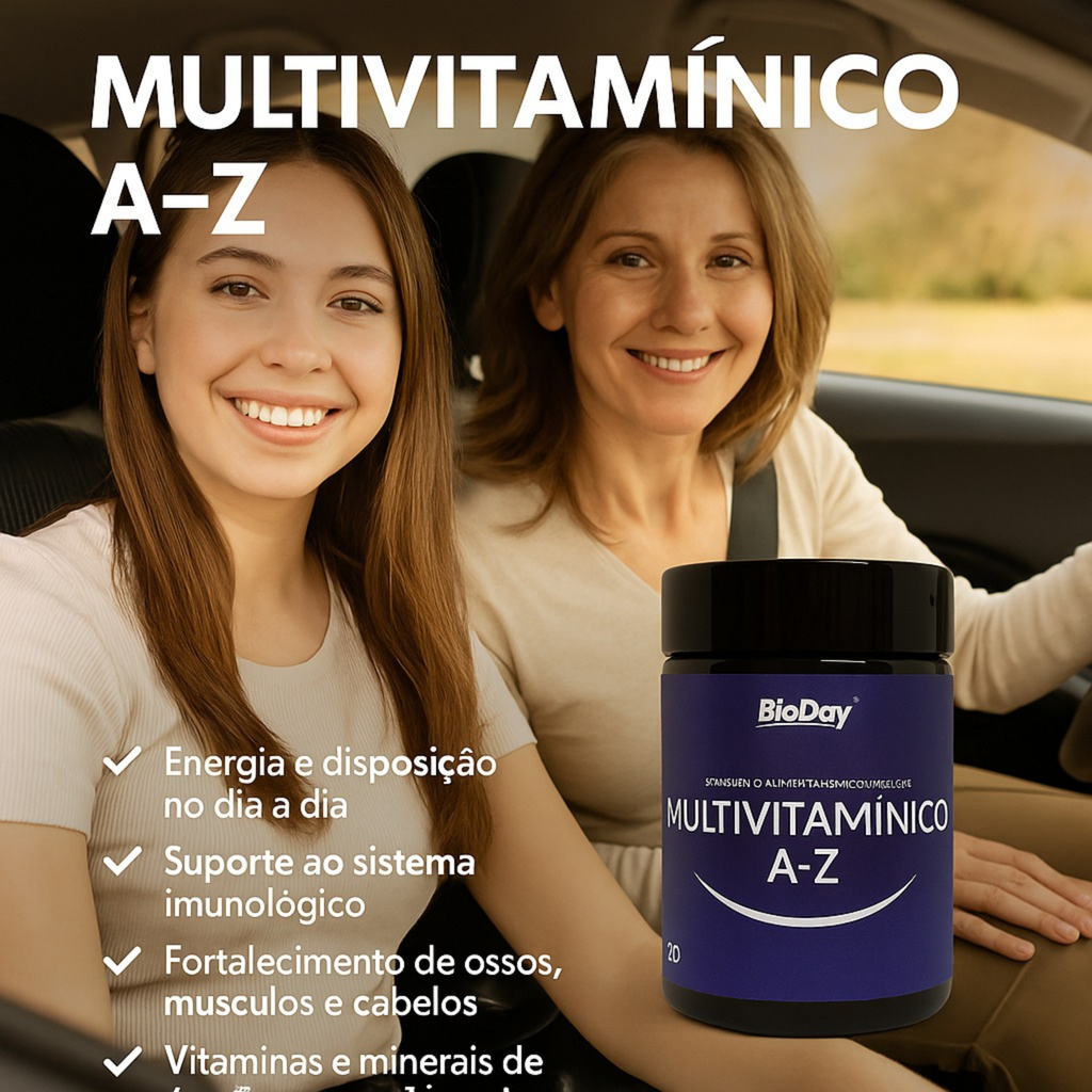 Multivitamínico A - Z - 60 Comprimidos