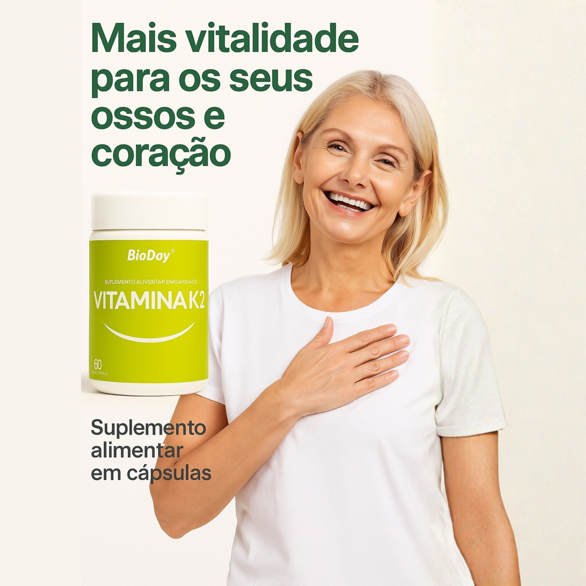 Vitamina K2 - 60 Comprimidos