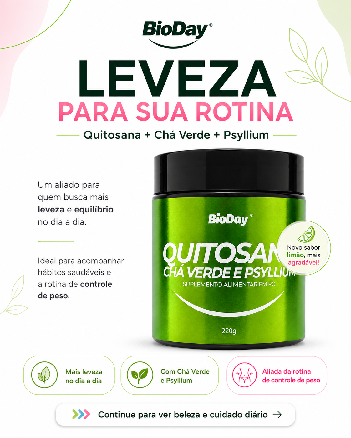 Kit BioDay Beleza & Equilíbrio – 3 Produtos | Oferta R$ 139,99