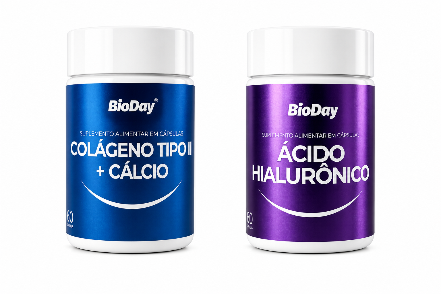 Colágeno Tipo II + Cálcio + Ácido Hialurônico