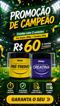 Combo 60 Pré-Treino + Creatina