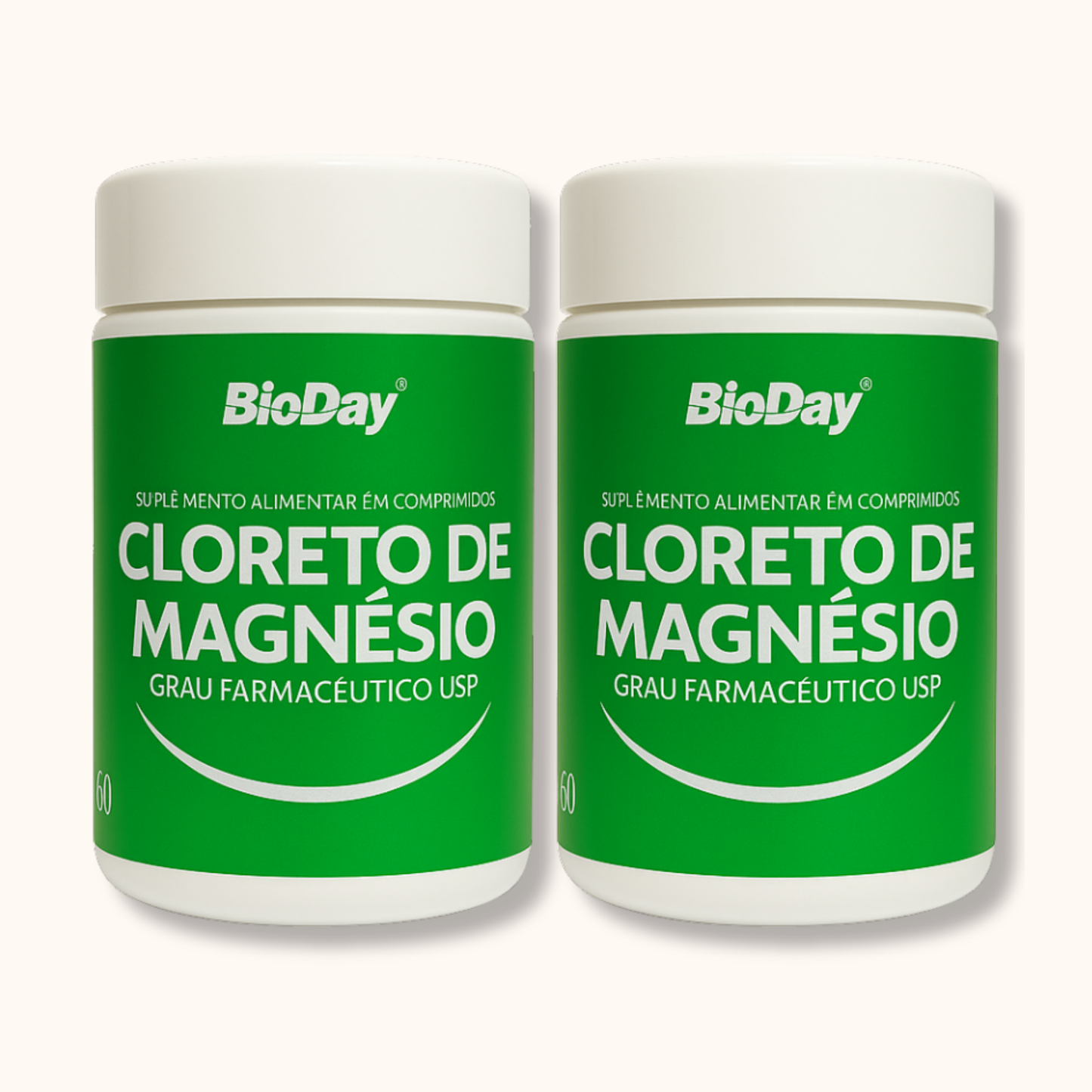 Kit Cloreto de Magnésio Cápsulas Veganas - 2 Unidades - 120 Cápsulas