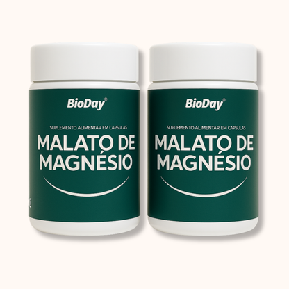 Kit Malato De Magnésio - 2 Unidades - 120 Cápsulas