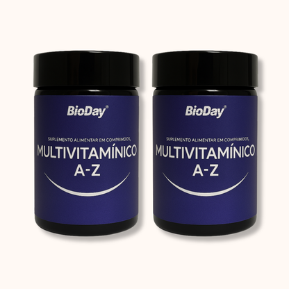 Kit Multivitamínico A - Z - 2 Unidades - 120 Comprimidos