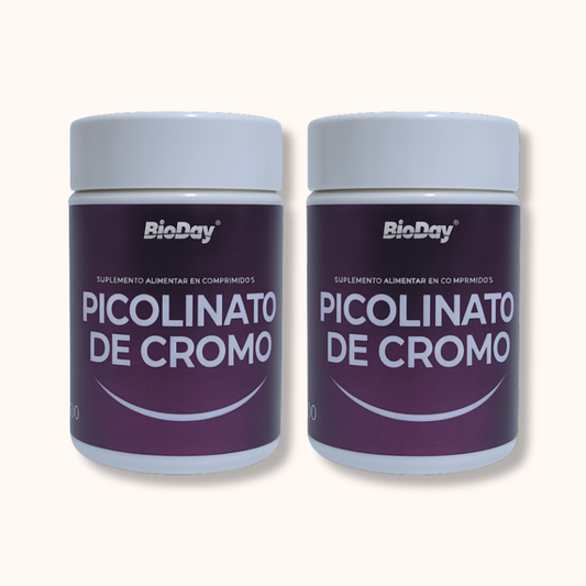 Kit Picolinato Cromo - 2 Unidades - 120 Comprimidos