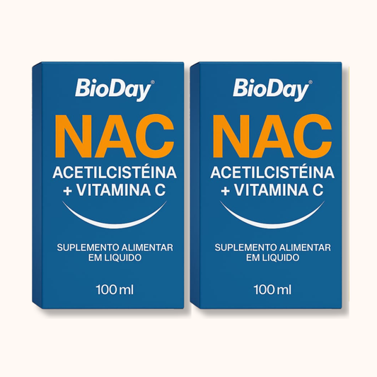 Kit Nac (acetilcisteina) - 2 Unidades - 120 Cápsulas