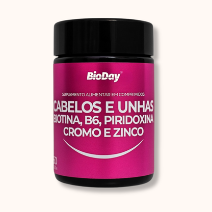 Biotina Cabelos e Unhas - 60 Comrpimidos