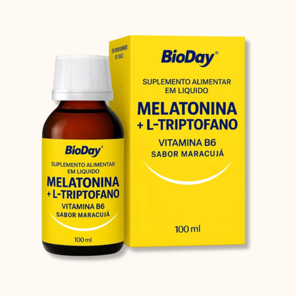 Melatonina + L-triptofano + Vitamina B6 - Gotas 100ml