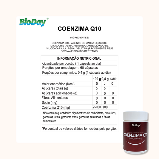 Coenzima Q10 -  60 Cápsulas