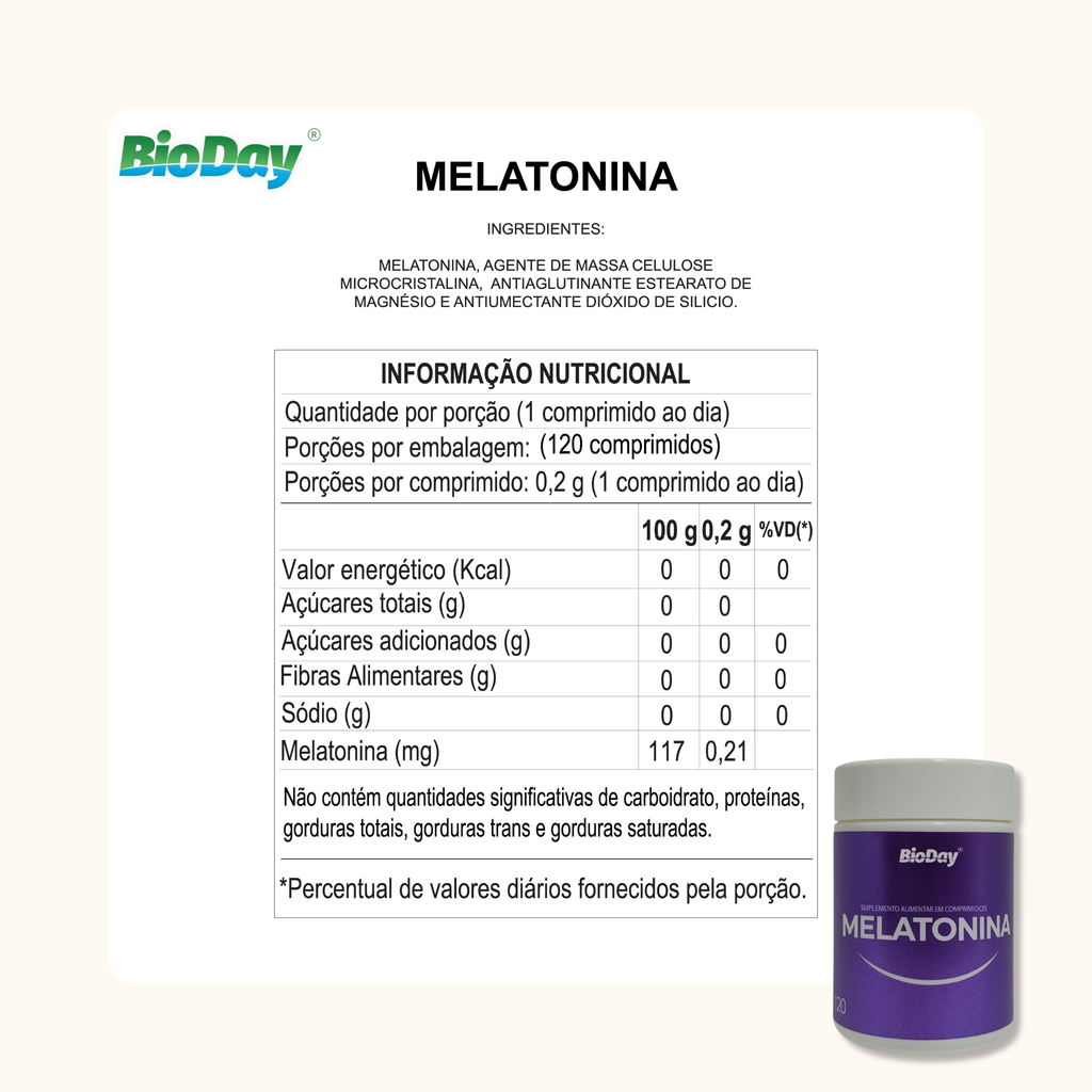Melatonina - 120 Comprimidos