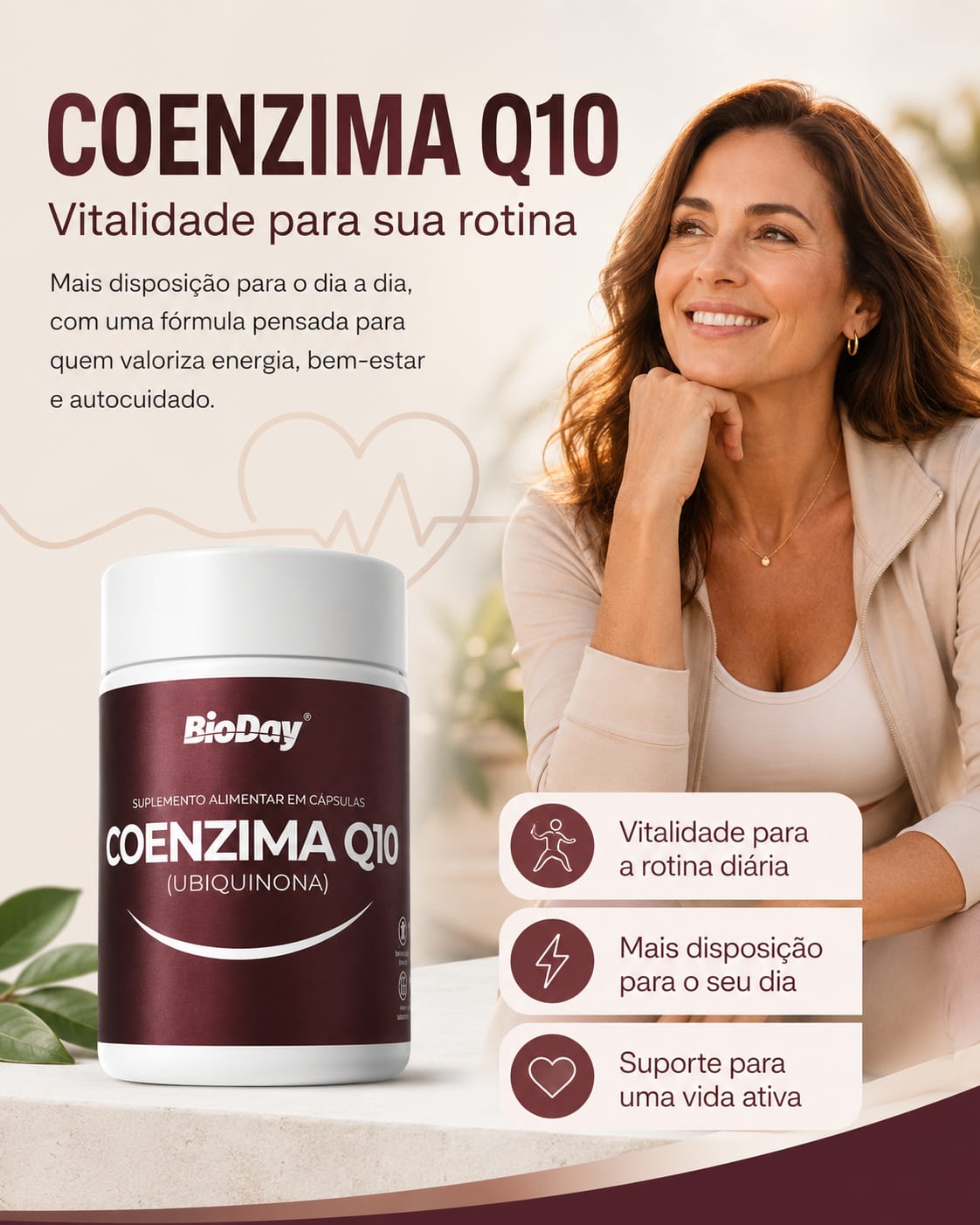Kit Cuidado Essencial Premium NAC + Vitamina C + Coenzima Q10