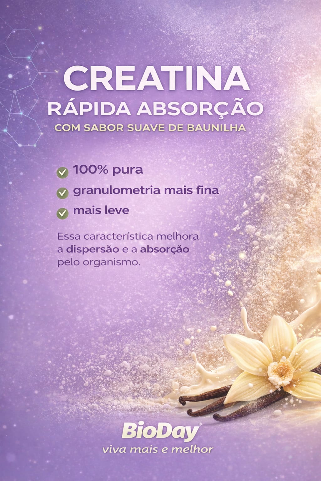CREATINA PURA DE RAPIDO ABSORÇÃO