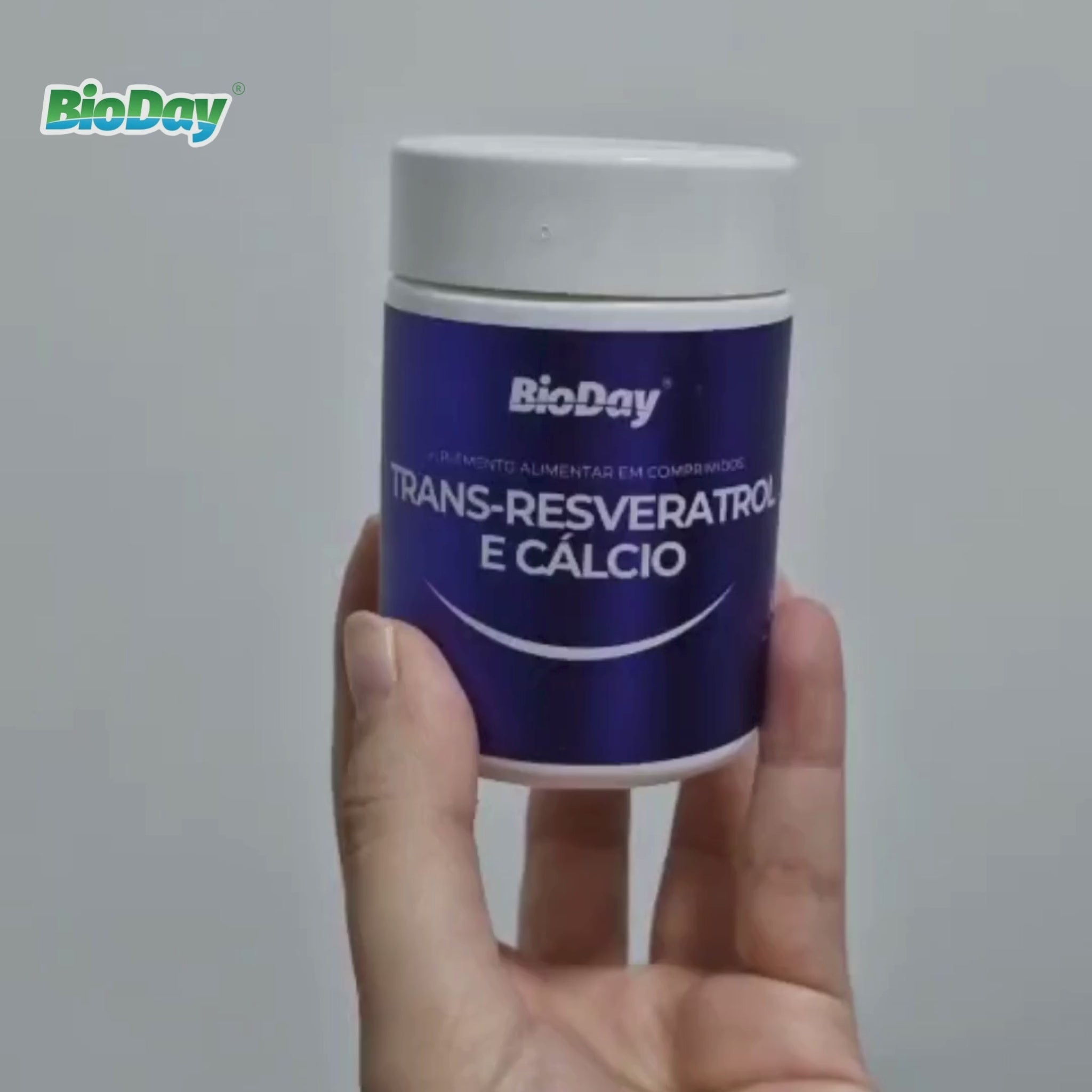 Trans-resveratrol + Cálcio - 60 Comprimidos