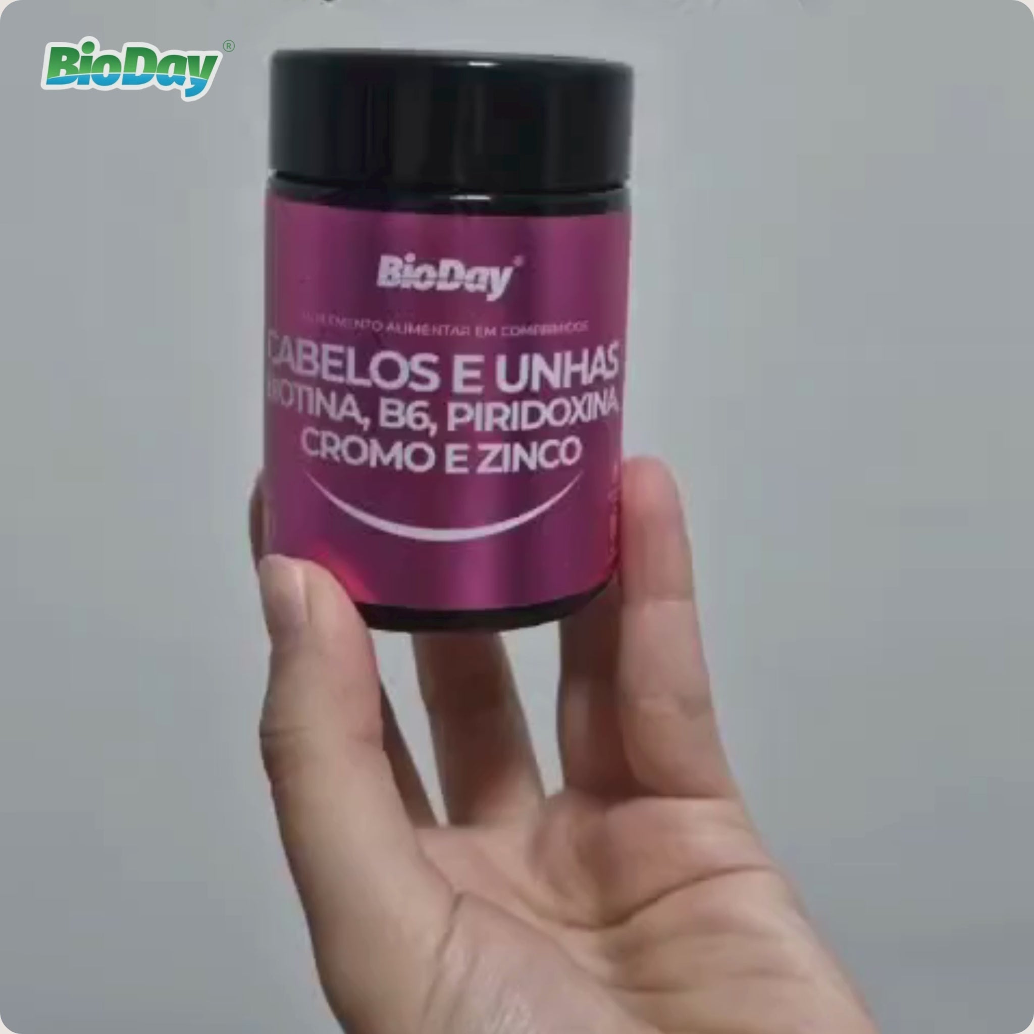 Biotina Cabelos e Unhas - 60 Comprimidos