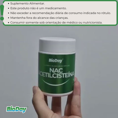 Kit Nac (acetilcisteina) - 2 Unidades - 120 Cápsulas